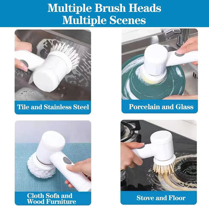 ✨ CleanPro 360° Electric Cleaning Brush – Multi-Purpose Spin Scrubber