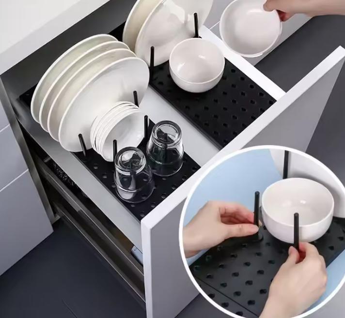 🍽️ Smart Drain Dish Drying Rack | Space-Saving Kitchen Organizer