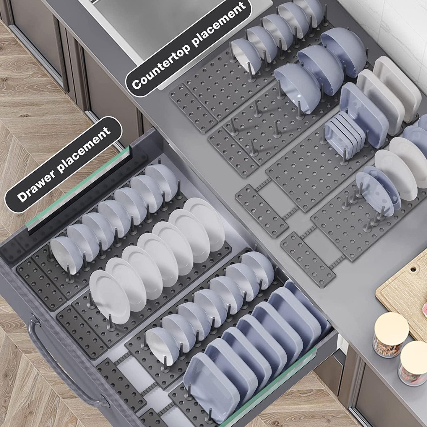 🍽️ Smart Drain Dish Drying Rack | Space-Saving Kitchen Organizer
